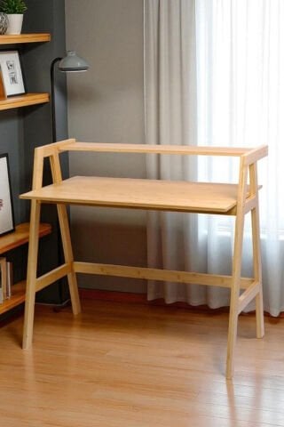 Digithome DB-0030, 1 Raflı Kitaplık Masif Çalışma Masası