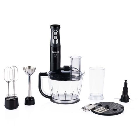 Arnica GH21803 Diva Pro Rendeli El Blender Seti Siyah