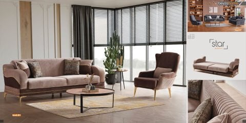 Beyza Star 3+3+1+1 Koltuk Takımı