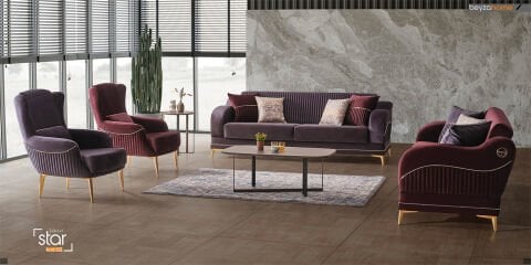 Beyza Star 3+3+1+1 Koltuk Takımı