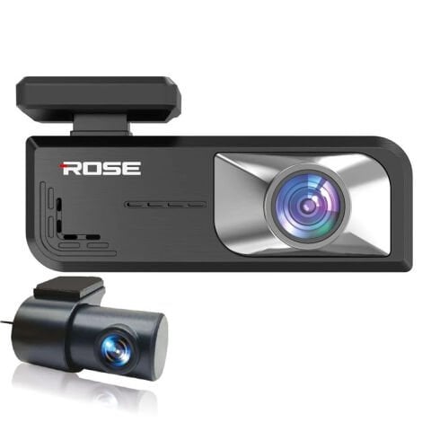 Rose MR-76 2 Kameralı Led Ekranlı Gece Görüşlü 2K+1K Araç İçi ve Arka Wifi Araç Kamerası