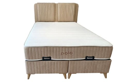 Bossleep Polo 150x200 Yatak Baza Başlık 3lü Set