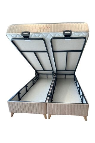 Bossleep Polo 150x200 Yatak Baza Başlık 3lü Set
