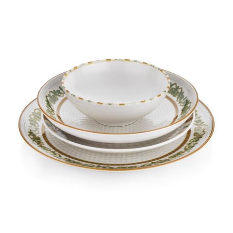 Schafer Lanis Yemek Takımı 24 Parça-Yeşil01