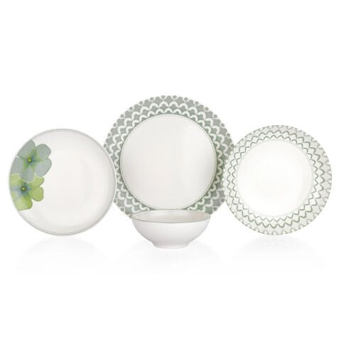 Schafer Lanis Yemek Takımı 24 Parça-Yeşil02