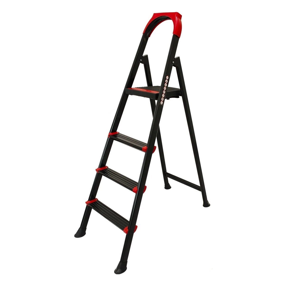Milanor Black 3+1 Basamaklı Metal Merdiven