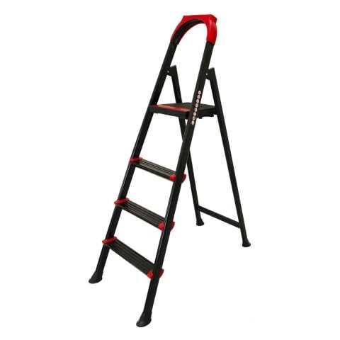 Milanor Black 3+1 Basamaklı Metal Merdiven
