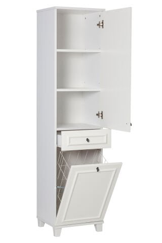 Sembol C 187 Çıtalı Çamaşır Sepetli Lake Kapaklı Dolap