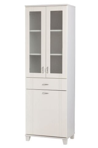 Sembol S 183 Cam Lake Kapaklı Çamaşır Sepetli Dolap