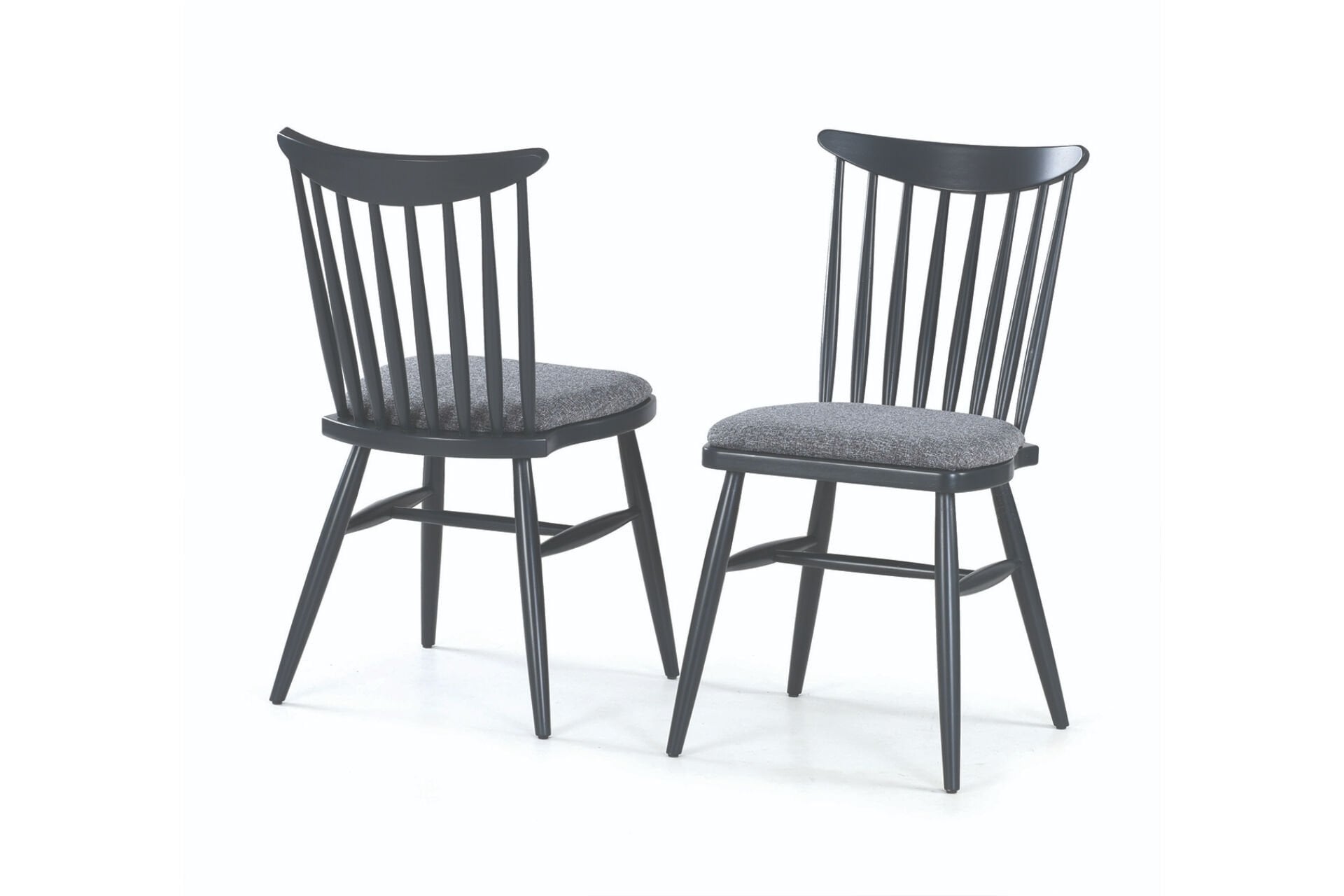 Levent San.0005-108, Sn1004 Kırlangıç Döşemeli Sandalye Siyah Antrasit